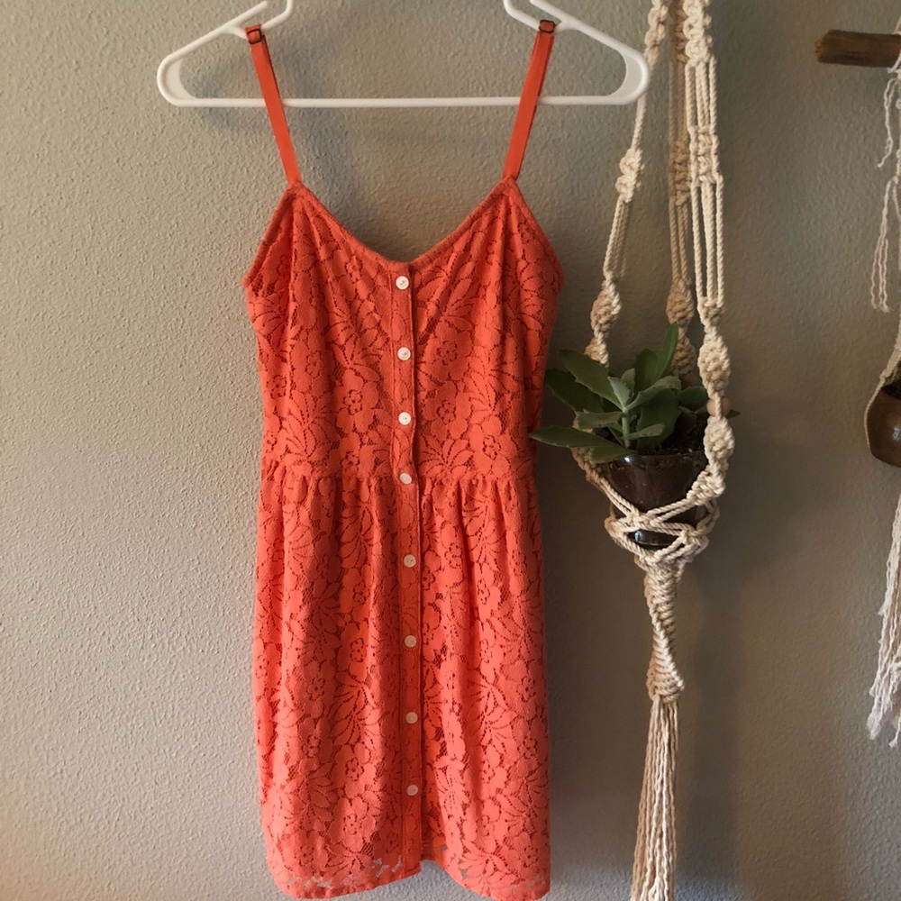 Volcom Coral colored dress